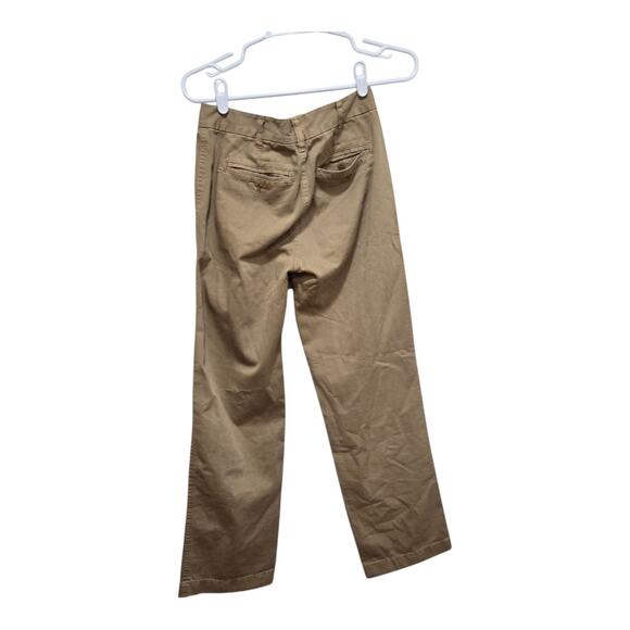 J.Crew Chino Straight Leg Pants Size 0 Khaki Distressed - Picture 1 of 7